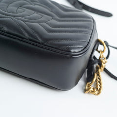 Gucci Marmont Small Camera Bag Black