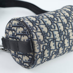 Dior Mini Roller Messenger Canvas Navy shoulder