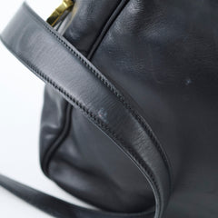 Gucci Pony Style Calfskin Black Shoulder