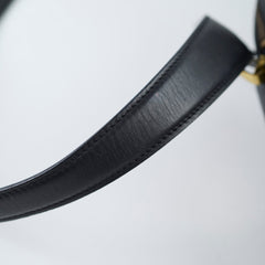 Gucci Pony Style Calfskin Black Shoulder