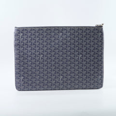 Goyard Laptop Sleeve/ Document Case Grey
