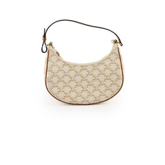Celine Triomphe Ava Shoulder Bag white