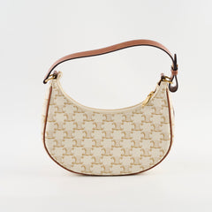 Celine Triomphe Ava Shoulder Bag white