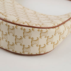 Celine Triomphe Ava Shoulder Bag white