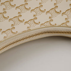 Celine Triomphe Ava Shoulder Bag white