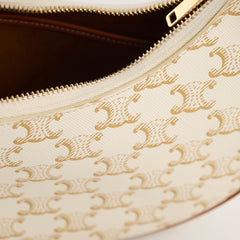 Celine Triomphe Ava Shoulder Bag white