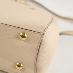 Louis Vuitton Montaigne BB Monogram Empreinte Leather Creme