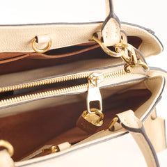Louis Vuitton Montaigne BB Monogram Empreinte Leather Creme