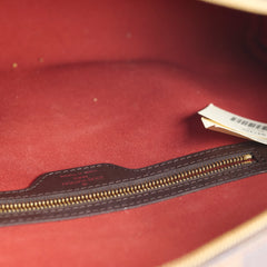 Louis Vuitton Nolita Damier Ebene Canvas Brown Shoulder