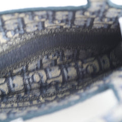 Christian Dior Mini Book Tote Oblique Navy