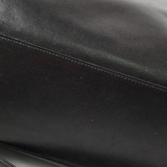 Chanel Vintage CC Logo Lambskin Chain Tote Black