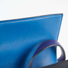 Hermes Verrou 21 Marquette Allegretto Leather, Blue Encre, Jaune Ambre, Blue Zellige,