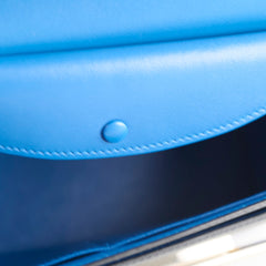 Hermes Verrou 21 Marquette Allegretto Leather, Blue Encre, Jaune Ambre, Blue Zellige,