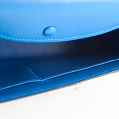 Hermes Verrou 21 Marquette Allegretto Leather, Blue Encre, Jaune Ambre, Blue Zellige,