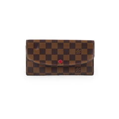 Louis Vuitton Emilie Damier Ebene Long Wallet