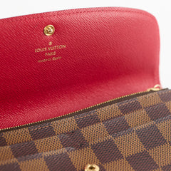Louis Vuitton Emilie Damier Ebene Long Wallet