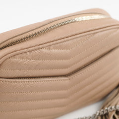 Saint Laurent Mini Lou Camera Dark Beige