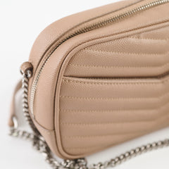 Saint Laurent Mini Lou Camera Dark Beige