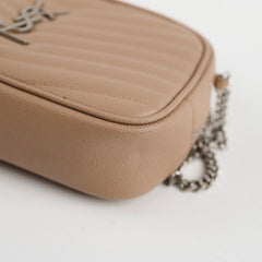 Saint Laurent Mini Lou Camera Dark Beige