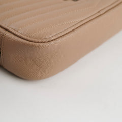 Saint Laurent Mini Lou Camera Dark Beige