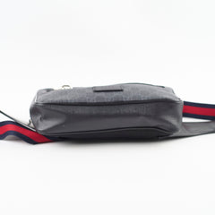 Gucci Monogram Side Waist Bag Black