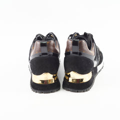 Louis Vuitton Runaway Sneakers Black/Monogram Size 36