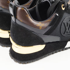 Louis Vuitton Runaway Sneakers Black/Monogram Size 36