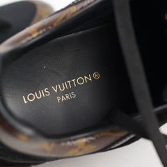 Louis Vuitton Runaway Sneakers Black/Monogram Size 36