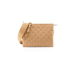 Louis Vuitton Coussin PM Embossed Monogram Camel