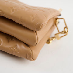 Louis Vuitton Coussin PM Embossed Monogram Camel