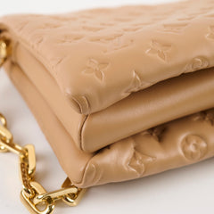 Louis Vuitton Coussin PM Embossed Monogram Camel