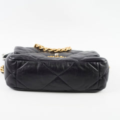 Chanel 19 Small Goatskin Black