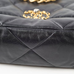 Chanel 19 Small Goatskin Black