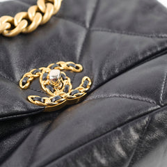 Chanel 19 Small Goatskin Black