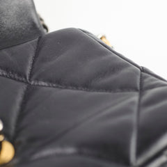 Chanel 19 Small Goatskin Black