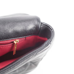 Chanel 19 Small Goatskin Black