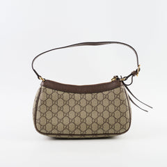 Gucci Ophidia Small Shoulder GG Supreme Canvas Beige