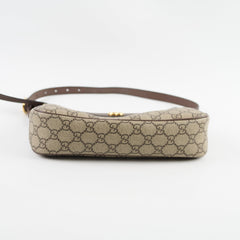 Gucci Ophidia Small Shoulder GG Supreme Canvas Beige