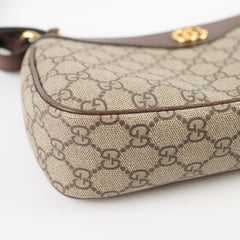 Gucci Ophidia Small Shoulder GG Supreme Canvas Beige