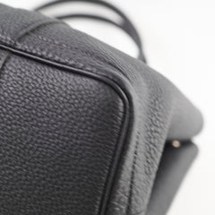 Hermes Garden Party 36 Black W Stamp