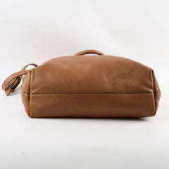Prada Vitello Daino Leather Tote Tan