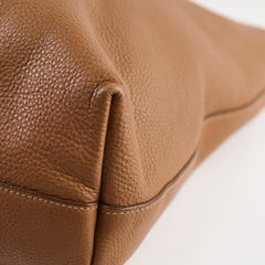Prada Vitello Daino Leather Tote Tan