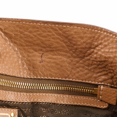 Prada Vitello Daino Leather Tote Tan