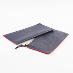 Louis Vuitton Felicie Empriente Navy with Red Piping