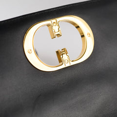 Christian Dior Small Caro Cannage Bag Black