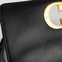 Christian Dior Small Caro Cannage Bag Black