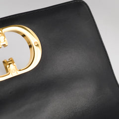Christian Dior Small Caro Cannage Bag Black