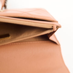 Chanel 19 Wallet On Chain WOC Caramel