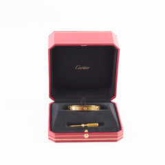 Cartier Classic Model Love Bracelet Size 15 Yellow Gold