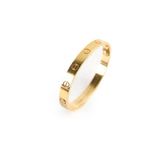 Cartier Classic Model Love Bracelet Size 15 Yellow Gold